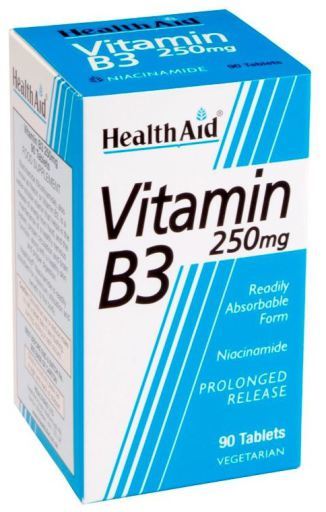 HealthAid Vitamine B3 Niacinamide 90 Tabletten