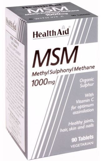 HealthAid MSM Methylsulfonylmethaan 1000 mg 90 tabletten