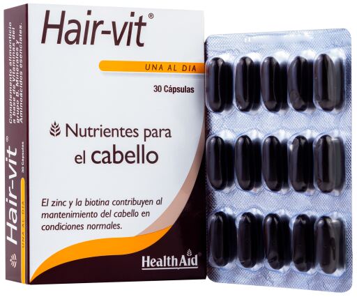 HealthAid Hair-Vit Gezond en Gezond 30 Tabletten