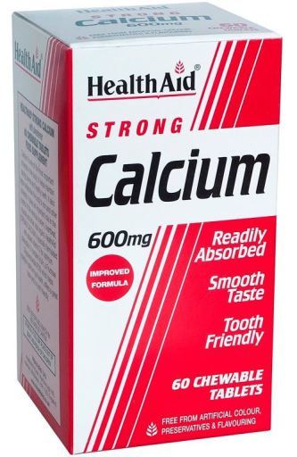HealthAid Calcium 600 mg met vitamine D 60 tabletten