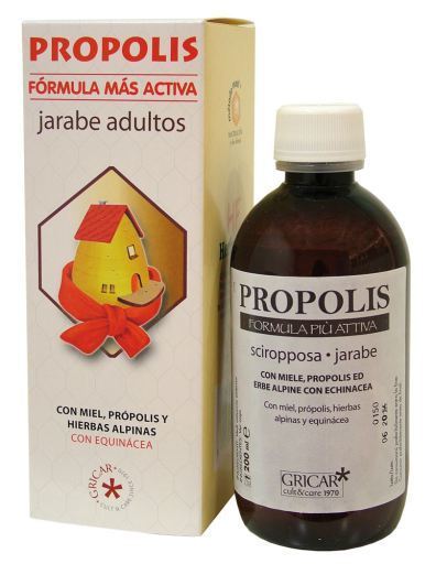 Herbofarm Propolis + H.alpinas Siroop 200ml. Grijzig