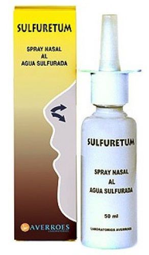 Averroes Laboratorios Water Neusspray Sulfuretum zwavel. 50ml.
