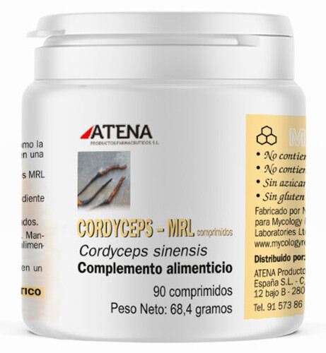 Atena Cordyceps-Mrl 500 mg 90 tabletten