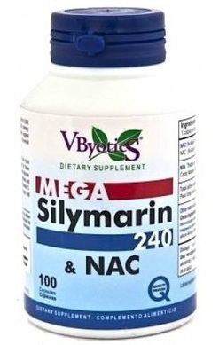 Vbyotics Mega Silymarine 240 mg +Nac 100 capsules