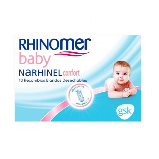 Rhinomer Narhinel Confort Neuszuiger 10 Wegwerp Navullingen