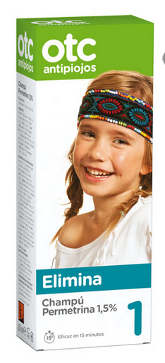 Otc Verwijdert permethrine shampoo 1,5% 125 ml