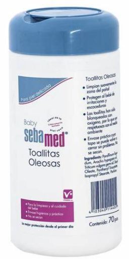 Sebamed Olieachtige doekjes 70 stuks