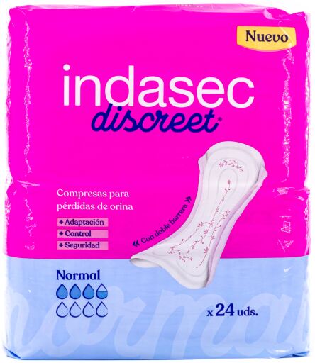 Indasec Discrete Normale Pads 24 stuks