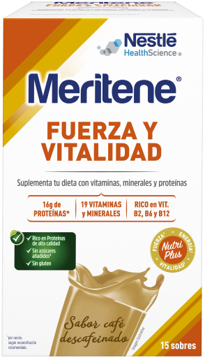 Meritene Cafe&iuml;nevrije Koffie Smoothie 15x30 gr