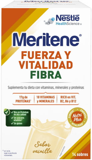 Meritene Vanille Vezel 14x35 gr