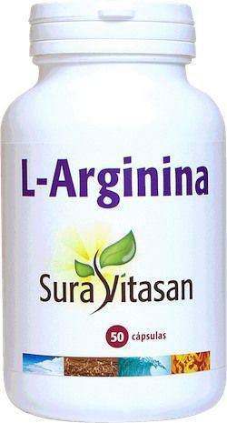 Sura Vitasan L-Arginine 500mg 50 Capsules