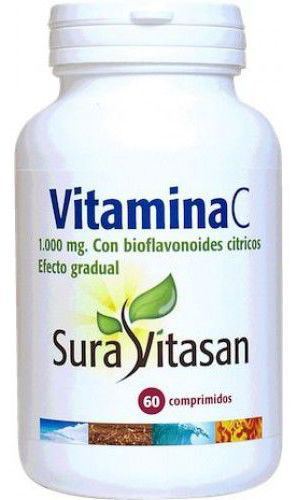 Sura Vitasan Vitamine C 1000 mg Geleidelijk Effect 60 Tabletten