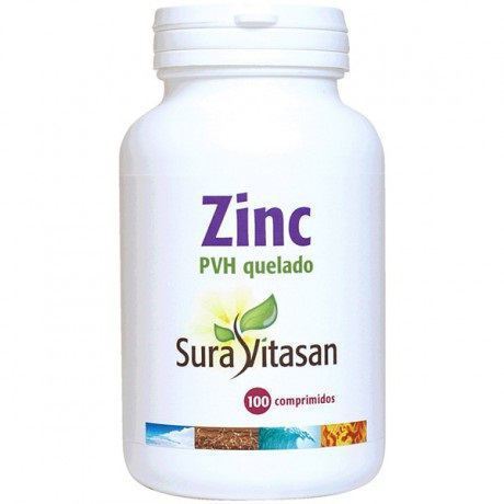 Zink PVH Gechelateerd 25 mg 100 Capsules