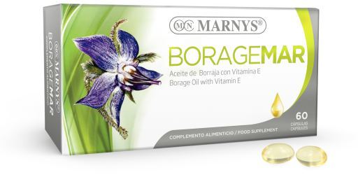 Marnys Boragemar Borage Olie 60 capsules x 500 mg