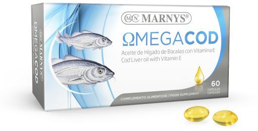 Marnys Omegakabeljauw Levertraan 60 parels x 510 mg