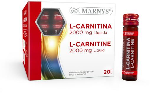Marnys L-Carnitine 2000 mg Vloeistof 20 Flesjes