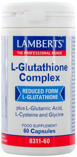 Lamberts L-Glutathion Complex Vrije Vorm Aminozuren 60 Capsules