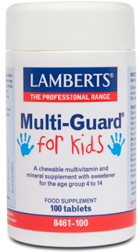 Lamberts MultiGuard for Children Kauwtabletten Vitaminen en Mineralen 100 Comp