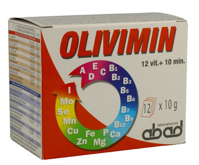 Kiluva Olivimin Vit+Mine 12 enveloppen
