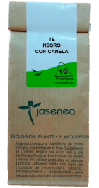 Josenea ZWARTE THEE MET KANEEL, BOLSA 10 PIRAMIDEEN