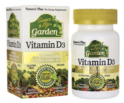 NaturesPlus Vitamine D3 Tuin 60 Capsules