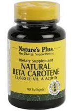 NaturesPlus Natuurlijk b&egrave;tacaroteen - 90 Softgels