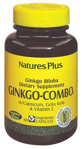 NaturesPlus Ginkgo-Combo Antioxidant - 60 Capsules