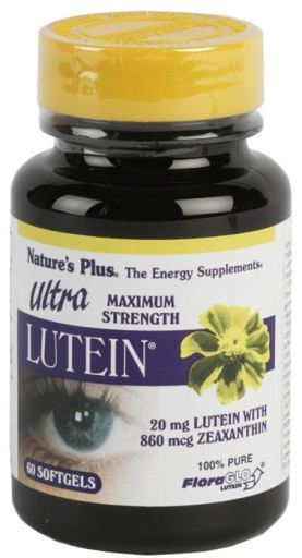 NaturesPlus Ultra Lute&iuml;ne Antioxidant - 60 Softgels