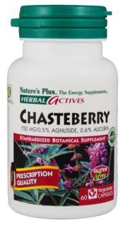 NaturesPlus Herbal Actives Chasteberry - 60 Capsules