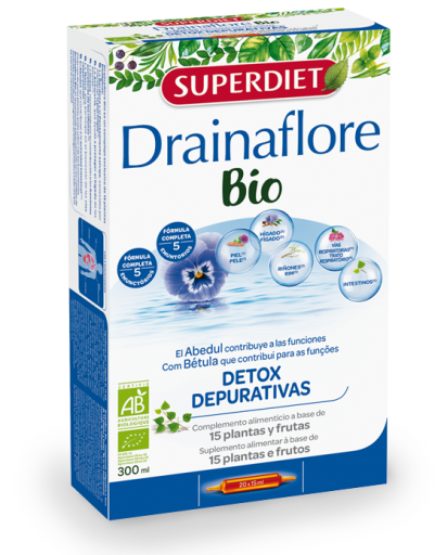 Superdiet Drainaflore 20 Ampullen