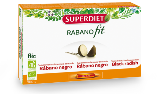 Superdiet Rabanofit (Zwarte Radijs) Bio 20 ampullen