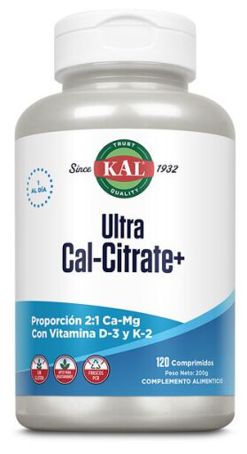 Kal Ultra Cal Citraat+ 120 tabletten
