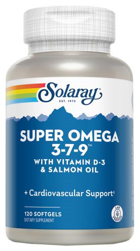 Solaray Super Omega 3,7 en 9 120 parels
