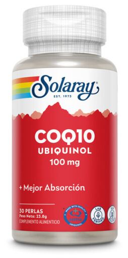 Solaray Coq10 Ubiquinol 100 mg 30 parels