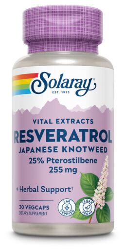 Solaray Super Resveratrol 250 mg 30 plantaardige capsules