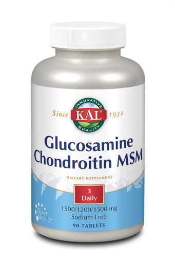 Kal Glucosamine Chondro&iuml;tine MSM 90 Capsules