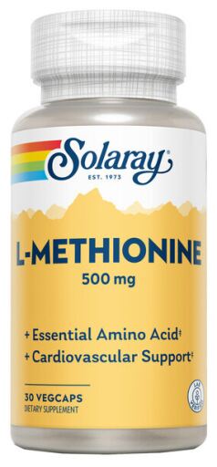 Solaray L-methionine 500 mg 30 capsules