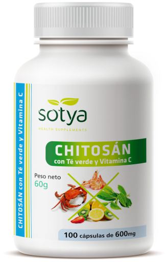 Sotya Chitosan Groene Thee en Vitamine C 100 capsules