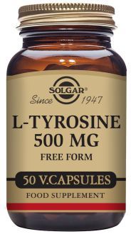 Solgar L-Tyrosine 500mg 50 Capsules