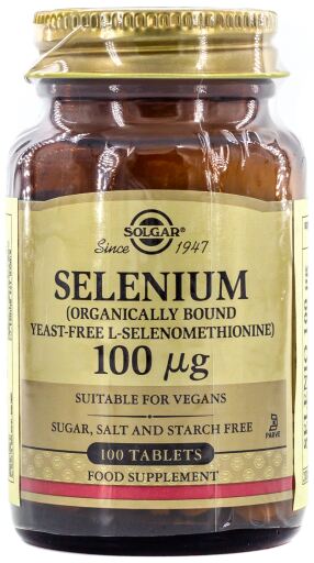 Solgar Selenium 100 g (Gistvrij) 100 tabletten