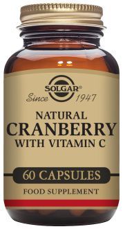 Solgar Cranberry met vitamine C 60 plantaardige capsules