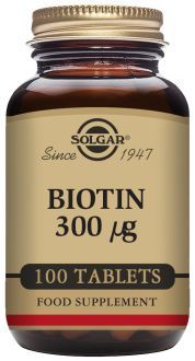 Solgar Biotine 300 mcg 100 tabletten