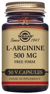 Solgar L-Arginine 500 mg 50 plantaardige capsules