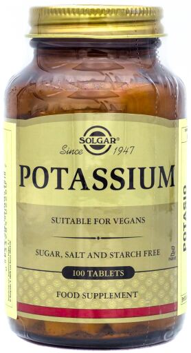 Solgar Kalium 100 tabletten
