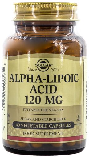 Solgar Acido Alfa Lipoico 120 mg 60 capsules