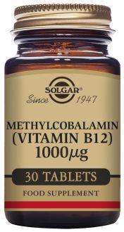 Solgar Methylcobalamine Vitamine B12 1000 mcg 30 Nuggets