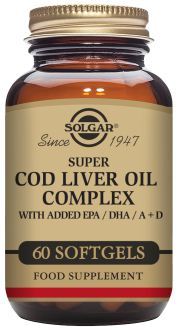 Solgar Super Kabeljauw Levertraan Complex 60 capsules