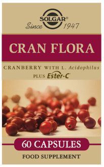 Solgar Cran Flora met Probiotica Plus Ester-C 60 plantaardige capsules