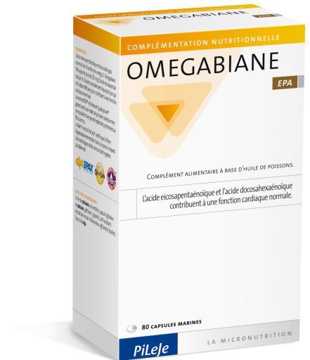 Pileje Omegabiane EPA 80 capsules