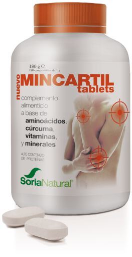 Soria Natural Nieuwe Mincartil 180 Tabletten